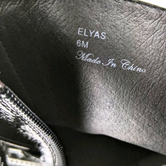 New Donald Pliner Elyas Combat Boot Black Size 6M - Picture 8 of 8